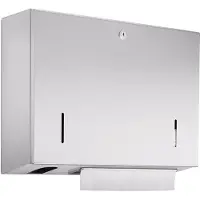 Wagner EWAR WP 550e Kombination aus Handtuchspender und Sensor-Seifenspender Edelstahl matt gebürstet