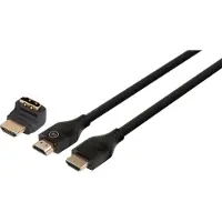 BlueBuilt HDMI-Kabel 4K 120 Hz / 8K 60 Hz Nylon 3 Meter + 90-Grad-Adapter