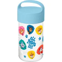 Koziol Buddy Snack Trinkflasche / Snackpot 500 ml organic sky blue paw patrol