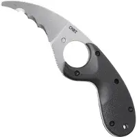 CRKT Bear Claw Messer, Wellenschliff, schwarz