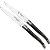 Laguiole En Aubrac , 22C99BUIH, 2-teiliges Steakmesserset, Büffelhorn