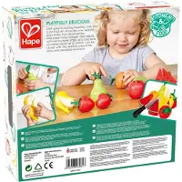 Hape Frisches Obstset Aus Holz 9 Stücke