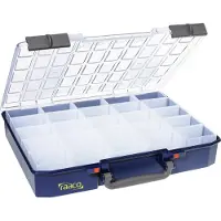 Raaco CarryLite 80 5x10-25 Assortment case (W x H x D) 413 x 79 x 330 mm No. of compartments: 25 Content 1 pc(s)