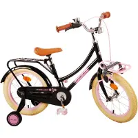 Volare Excellent Kinderfahrrad - Mädchen - 16 Zoll - Schwarz - 95 % zusammengebaut