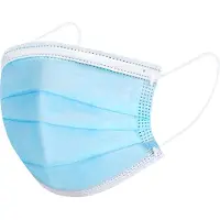 Huismerk 3-lagige Mundmasken - Blau - 10 Stück