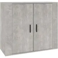 vidaXL Sideboard Betongrau 80x33x70 cm Holzwerkstoff