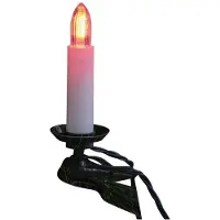 Konstsmide 1132-500 LED Baumkette, Topbirnen, "One String", 16 bunte Dioden, 4,5V, Innen, 3,6W, grünes Kabel