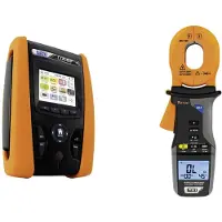 Ht instruments VDE Installationstester Combi G3 Touch Screen Erdungsmesszange T2100
