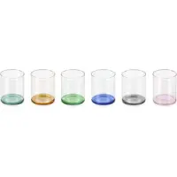 Ichendorf Milano Konfekt 6 Milano Fondale Becher aus Borosilikatglas, 35 cl Farblich sortiert