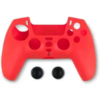 Spartan Gear Controller Silicon Skin Cover and Thumb Grips (Compatible With Playstation 5) (Colour
