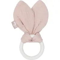 Jollein Bunny Ears Beißring, Wild Rose