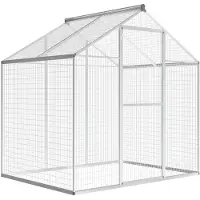 vidaXL Außenvoliere Aluminium 178x122x194 cm