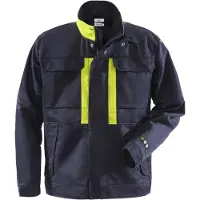 Fristads Schweisser jacke 4077 WEL 131168 - marine/warnschutz-gelb - 3XL