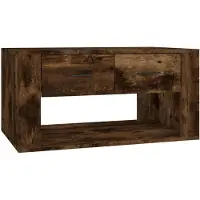 vidaXL Couchtisch Räuchereiche 80x50x40 cm Holzwerkstoff