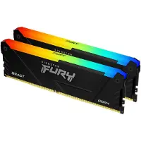 Kingston Technology FURY Beast 32GB 3600MT/s DDR4 CL18 DIMM (2er-Kit) RGB, 32 GB, 2 x 16 GB, DDR4, 288-pin DIMM