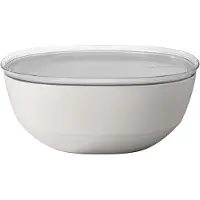 Mepal campinggeschirr - Servierschale Silueta 5.0 l mit Deckel - Nordic white