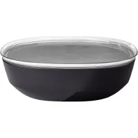 Mepal campinggeschirr - Servierschale Silueta 4.0 l mit Deckel - Nordic black