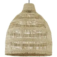 Light & Living - Hängeleuchte Sagar - Natürlich - Ø50cm Hängelampe - Esstischlampe - Wohnzimmerlampe - Schlafzimmerlampe - Wohnzimmer