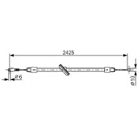 Bosch Seilzug, Feststellbremse 1 987 482 031