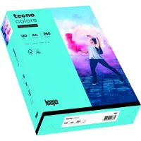 Tecno Farbiges Kopierpapier colors, DIN A4, 120 g/m², mittelblau, 250 Blatt