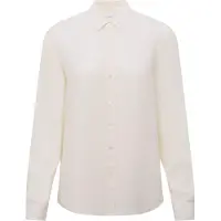 Seidensticker Hemdbluse , Damen, Gr. M38, beige (ecru), 100% Viskose, unifarben, regular fit, ohne Ausschnitt, Blusen Hemdbluse, 1/1 Kragen Uni