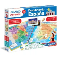Clementoni Landkarte Entdecke Spanien In Spanisch Mehrfarbig Mehrfarbig One Size