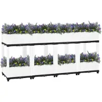 vidaXL Hochbeet 160x40x71 cm Polypropylen