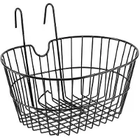 Mvtek Wide Mesh Net Front Oval Basket Silber