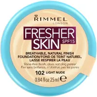 Rimmel Fresher Skin Foundation SPF 15 102 Light Nude 25 ml