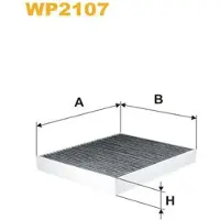 WIX FILTERS Filter, Innenraumluft WP2107