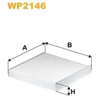 WIX FILTERS Filter, Innenraumluft WP2146