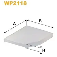 WIX FILTERS Filter, Innenraumluft WP2118
