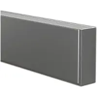 Hera Wandlampe INTERO-LINE, dimmbar, alu / grau / zink, für Wohn- / Esszimmer, Aluminium, Modern, Wandleuchte, Wandlampe Innen