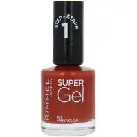 Rimmel London Super Gel 075 Nail Polish Amber Glow 12 ml