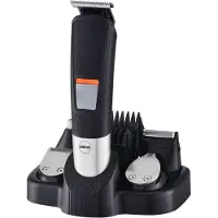 HomeShopXL Eldom All-in-One Haarschneider Herren – Trimmer – Bartschneider – Bartschneider Herren – USB wiederaufladbar – Geräuschunterdrückung – Edelstahl – Geschenk – Schwarz/Silber