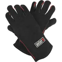 Weber 17896, Handschuhe, Schwarz, Rot, Leder, 36 mm, 350 mm, 174 mm