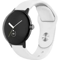 Cover-Discount Google Pixel Watch - Silikon Ersatzarmband weiss