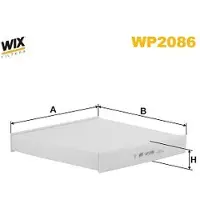 WIX FILTERS Filter, Innenraumluft WP2086