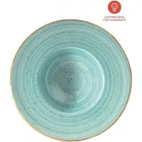 Bonna 6 x Aqua Banquet Teller tief 28cm - Premium Porcelain