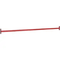 vidaXL Turnstange 125 cm Stahl Rot