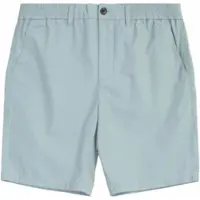 KnowledgeCotton Apparel Kurze Hose Fig Loose Poplin Elastic Waist String Herren Gray Mist-XS