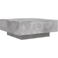 vidaXL Couchtisch Betongrau 80x80x31 cm Holzwerkstoff