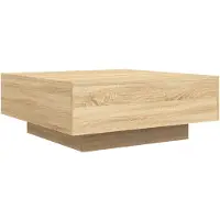 vidaXL Couchtisch Sonoma-Eiche 80x80x31 cm Holzwerkstoff