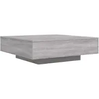 vidaXL Couchtisch Grau Sonoma 100x100x31 cm Holzwerkstoff