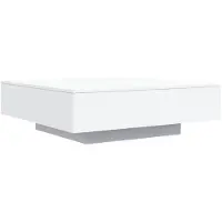vidaXL Couchtisch Weiß 100x100x31 cm Holzwerkstoff