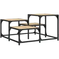 vidaXL Couchtisch Sonoma-Eiche 68x68x40 cm Holzwerkstoff