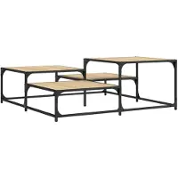 vidaXL Couchtisch Sonoma-Eiche 107x107x40 cm Holzwerkstoff