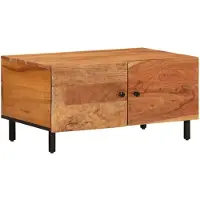 vidaXL Couchtisch 80x50x40 cm Massivholz Akazie