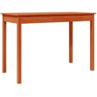 vidaXL Esstisch Wachsbraun 110x55x75 cm Massivholz Kiefer