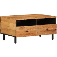 vidaXL Couchtisch 80x54x40 cm Massivholz Akazie